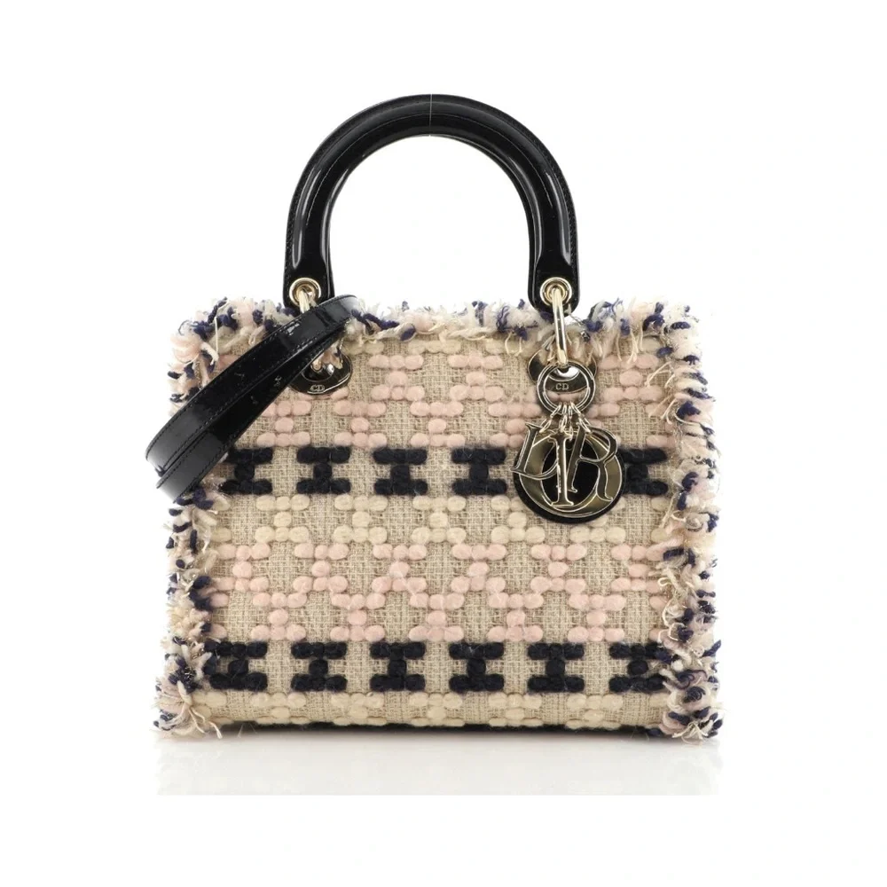 Christian Dior Tweed Handbag - Picture 2 of 10